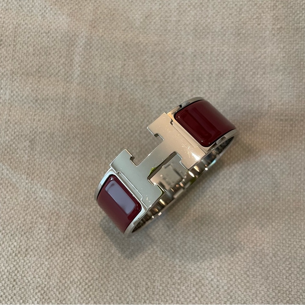 ❤️Hermes❤️ Clic Clac H Bracelet Wide - Picture 8 of 8